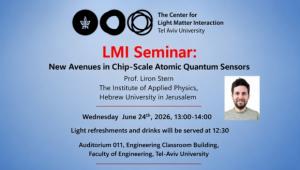 LMI Special Seminar - Prof. Liron Stern