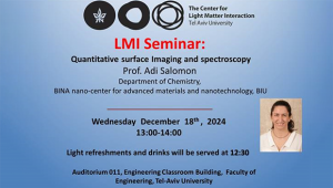 LMI Seminar: Prof. Adi Salomon