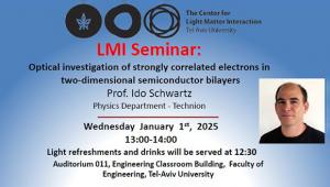 LMI Seminar: Prof. Ido Schwartz