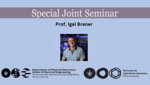 Special joint seminar of LMI center and the Department of Physical Electronics