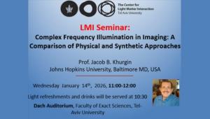 LMI seminar - Prof. Jacob B. Khurgin 