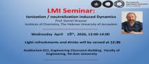 LMI Special Seminar - Prof. Daniel Strasser