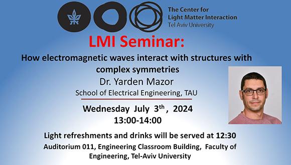 LMI Seminar: How Electromagnetic Waves Interact with Structures with Complex Symmetries