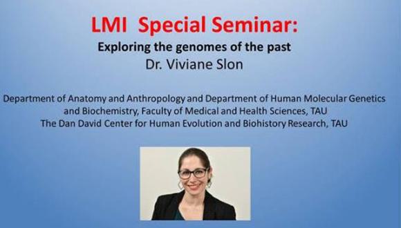 LMI Special Seminar: Dr. Viviane Slon